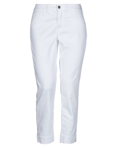 Jonny-q Woman Pants White Size 31 Cotton, Polyester, Elastane