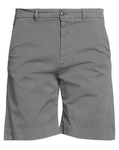 True Nyc Man Shorts & Bermuda Shorts Lead Size 30 Cotton, Elastane In Grey