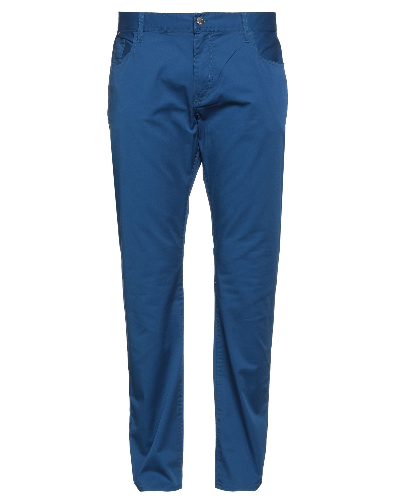 Armani Exchange Pants In Pastel Blue