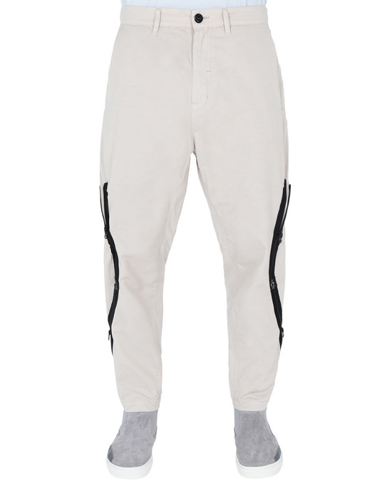 13289563gs - TROUSERS STONE ISLAND SHADOW PROJECT TROUSERS 30109 ADJUSTMENT ZIP UP TROUSERS (BRUSHED COTTON SATIN) STONE ISLAND SHADOW PROJECT - 0