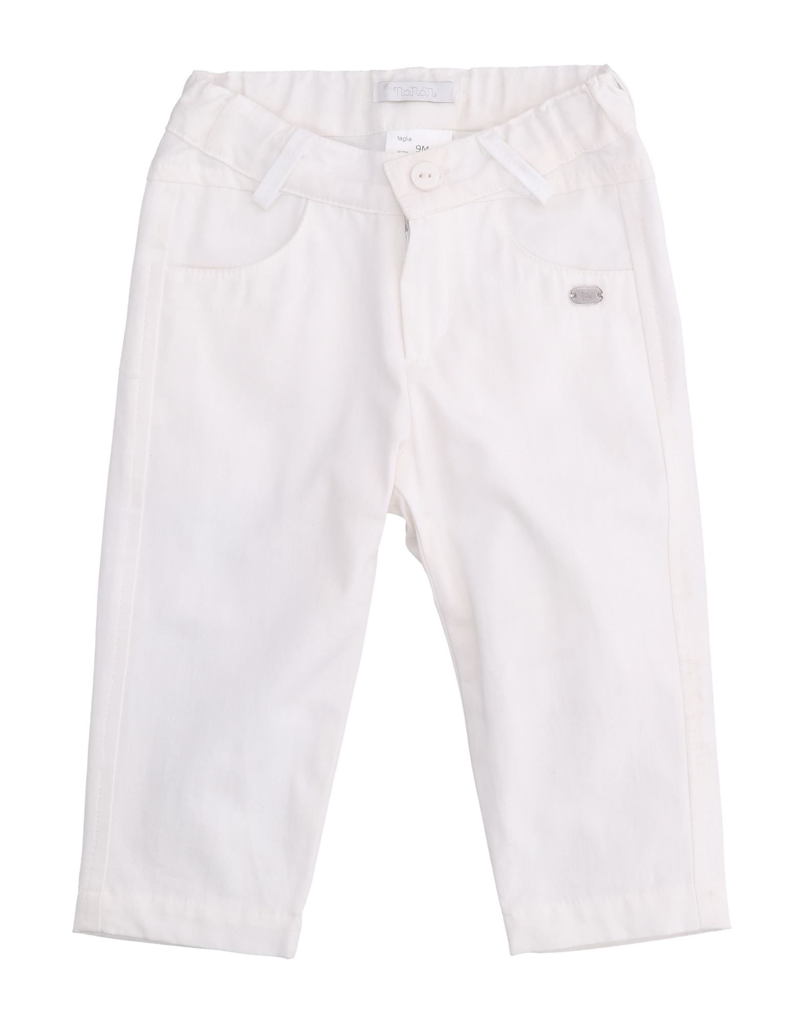 Nanán Kids' Casual Pants In White