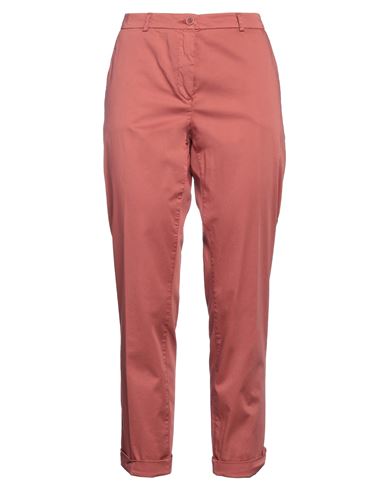 Seventy Sergio Tegon Woman Pants Pastel Pink Size 14 Cotton, Elastane