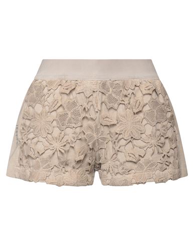 Happiness Woman Shorts & Bermuda Shorts Beige Size Xs Cotton, Elastane, Polyester