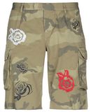 THE EDITOR Herren Bermudashorts Farbe Milit�rgr�n Gr��e 8
