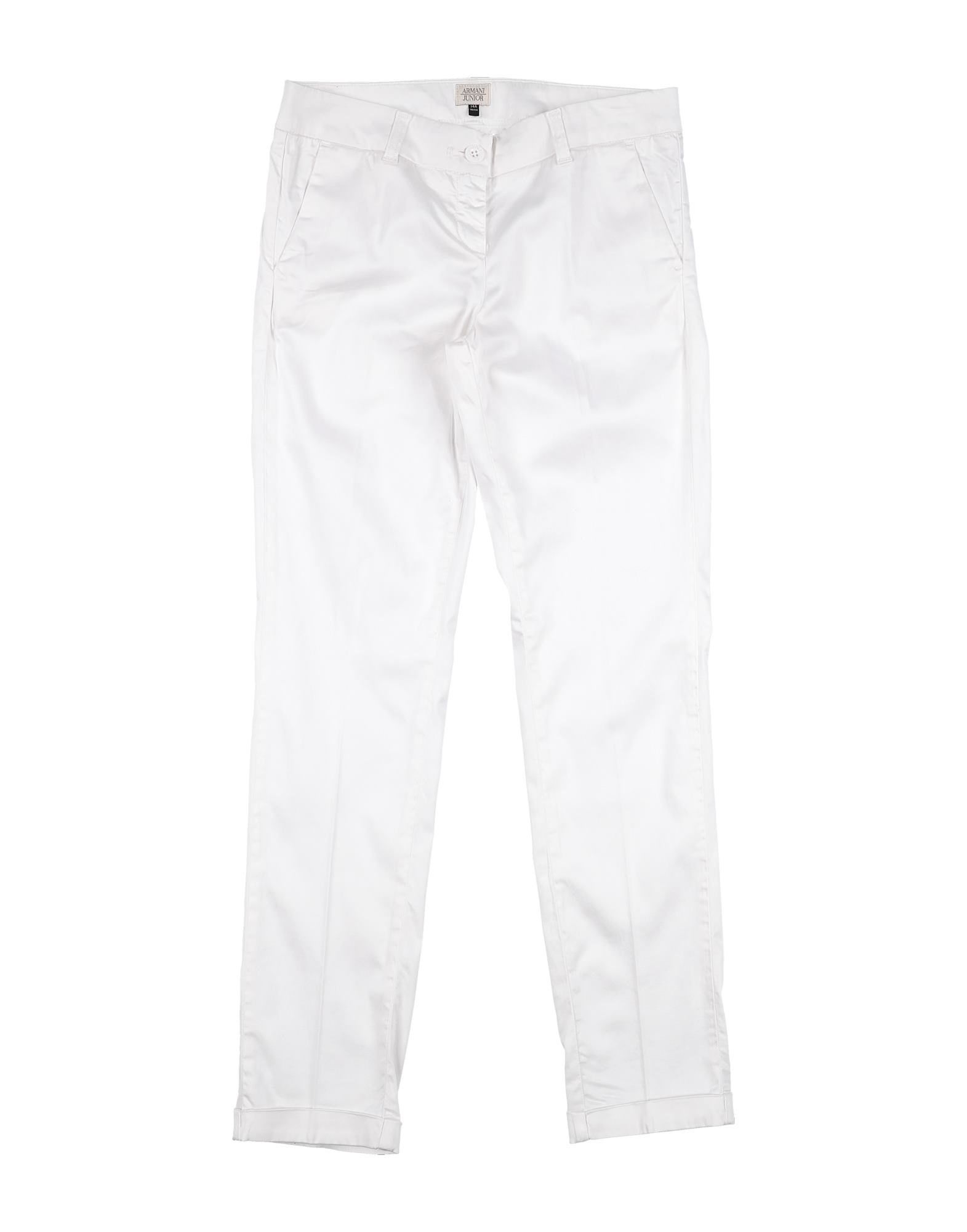 Armani Junior Kids' Casual Pants In White