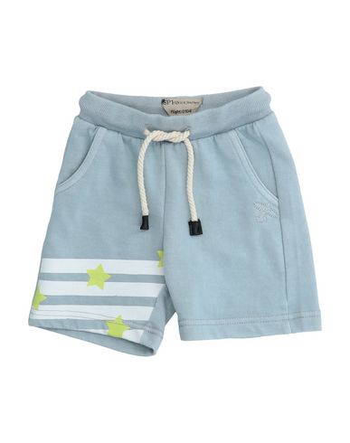 Sp1 Babies'  Newborn Boy Shorts & Bermuda Shorts Light Grey Size 3 Cotton, Polyester