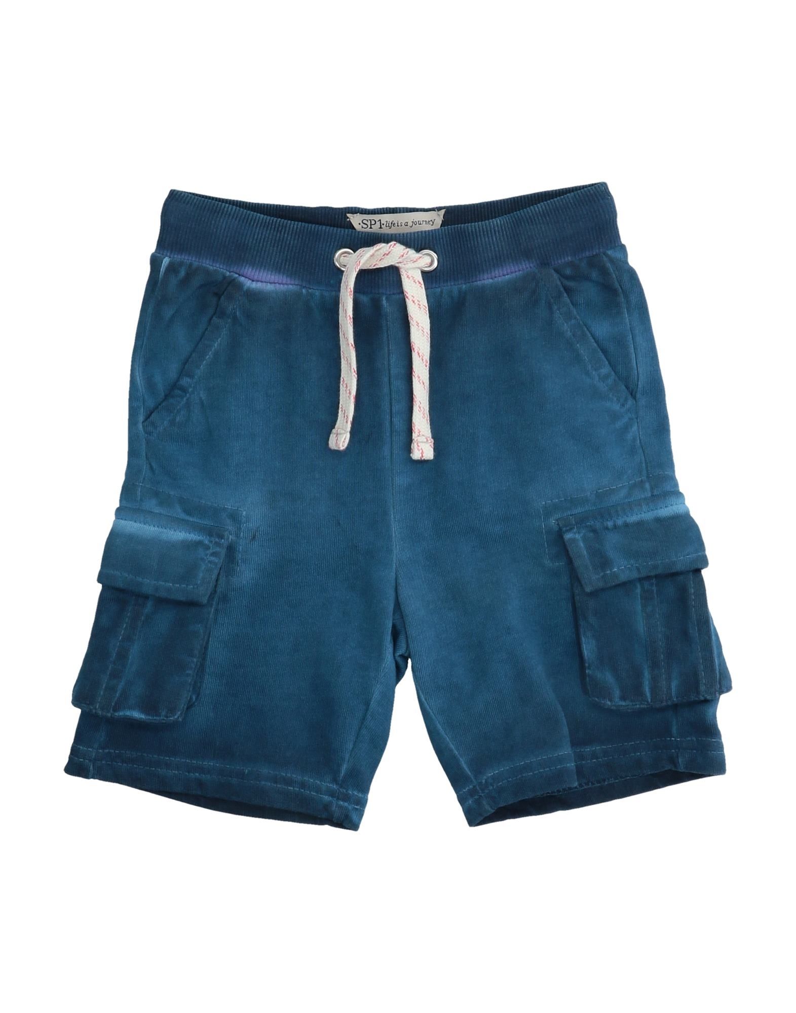 Sp1 Kids'  Newborn Boy Shorts & Bermuda Shorts Midnight Blue Size 3 Cotton