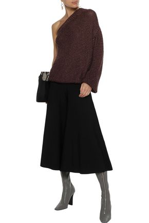 Click to view more detailed imagery on our partner's website Stella Mccartney Woman Oliver Stretch-Knit Culottes Black