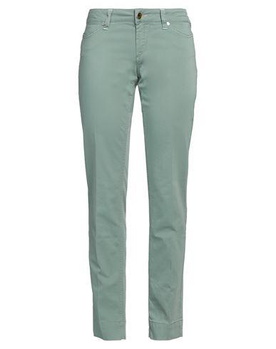 Jacob Cohёn Woman Pants Military Green Size 29 Cotton, Elastane In Green