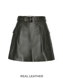 8 by YOOX Damen Shorts Farbe Dunkelgr�n Gr��e 4