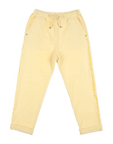 Elisabetta Franchi Babies'  Toddler Girl Pants Yellow Size 6 Cotton, Elastane