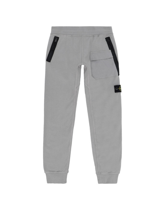 13313107uj - TROUSERS - 5 POCKETS STONE ISLAND JUNIOR Fleece Trousers 62240 STONE ISLAND JUNIOR - 0