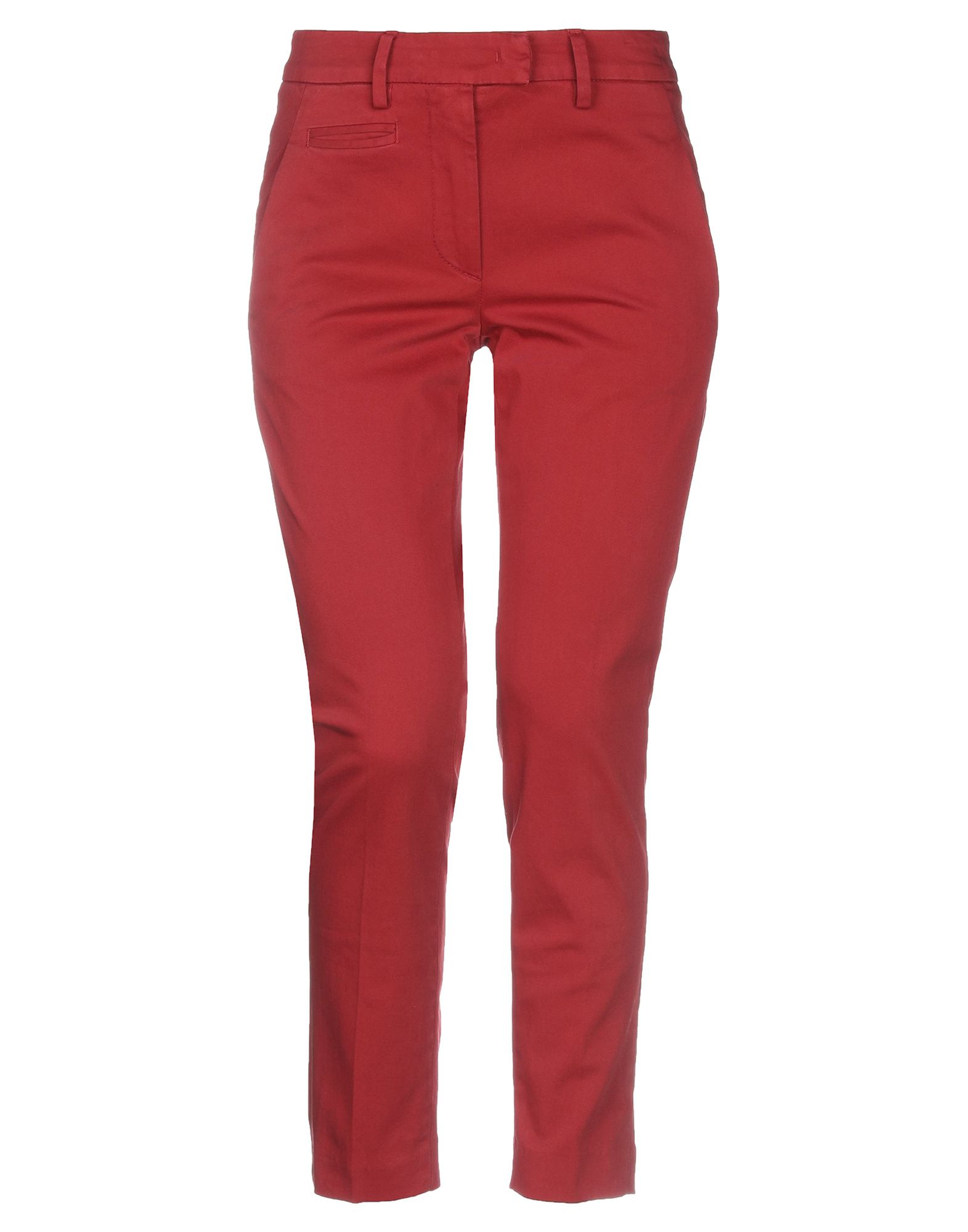 Shop Dondup Woman Pants Burgundy Size 28 Cotton, Elastane In Red