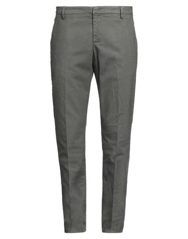 Dondup Man Pants Dark Green Size 38 Cotton, Polyester, Elastane