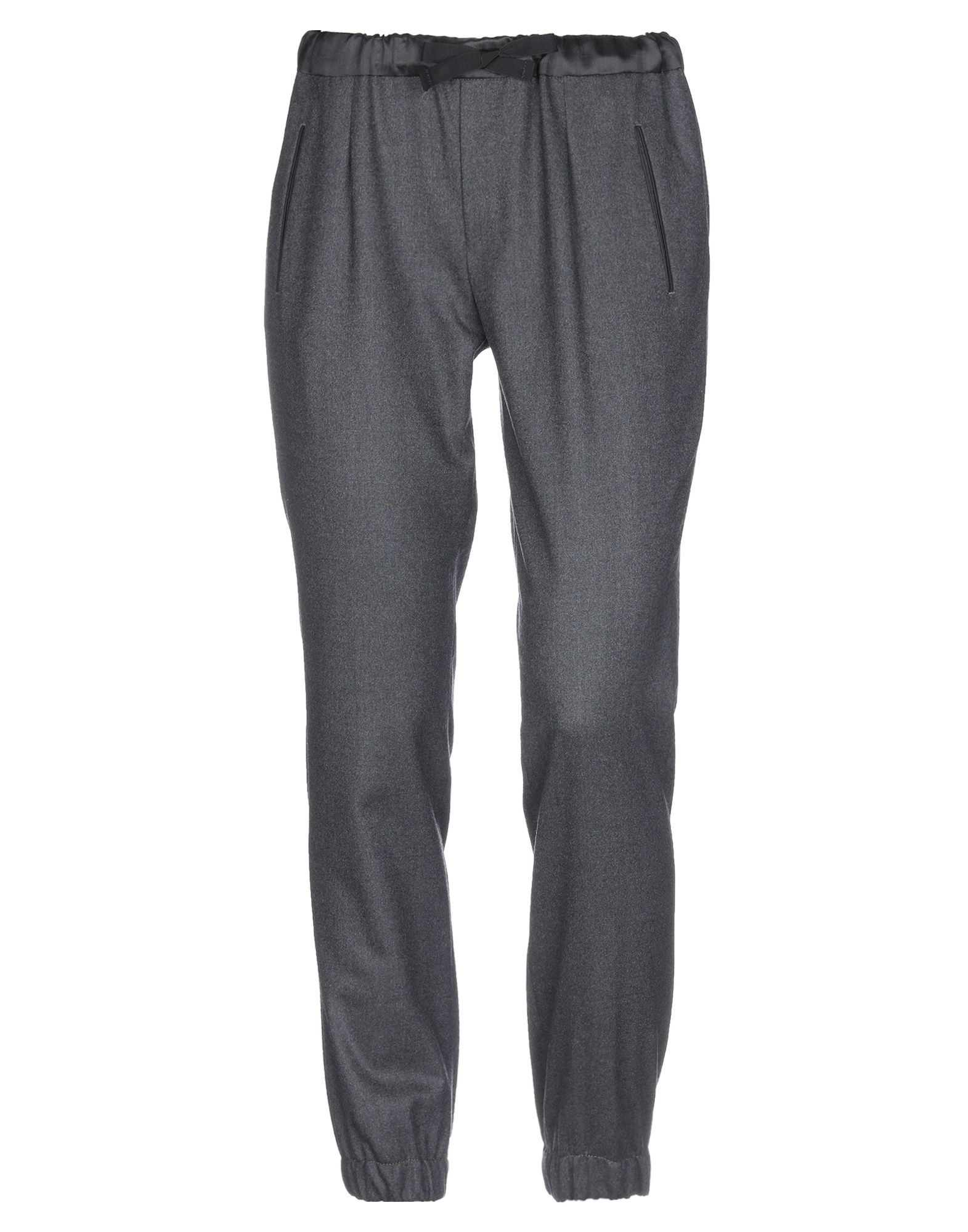 Pt0w Casual Pants In Steel Grey