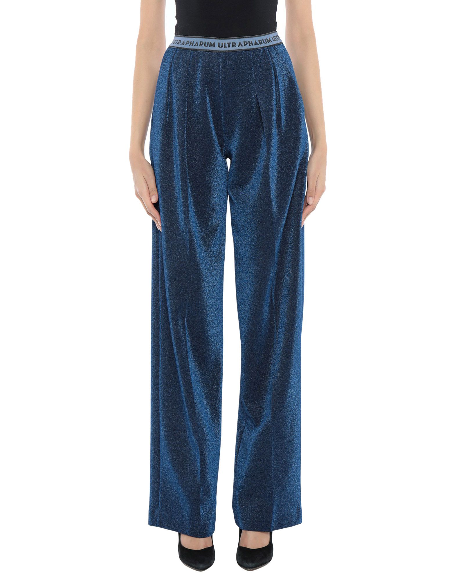 Shop Marco De Vincenzo Woman Pants Blue Size 8 Polyester, Cotton, Polyamide, Elastane