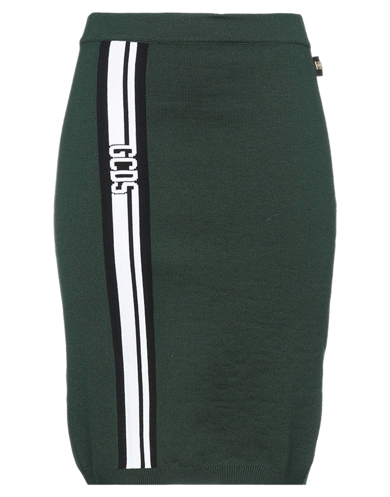 Gcds Midi Skirts In Dark Green