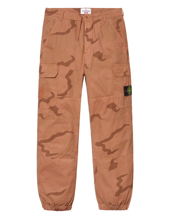 stone island cargo pants camo