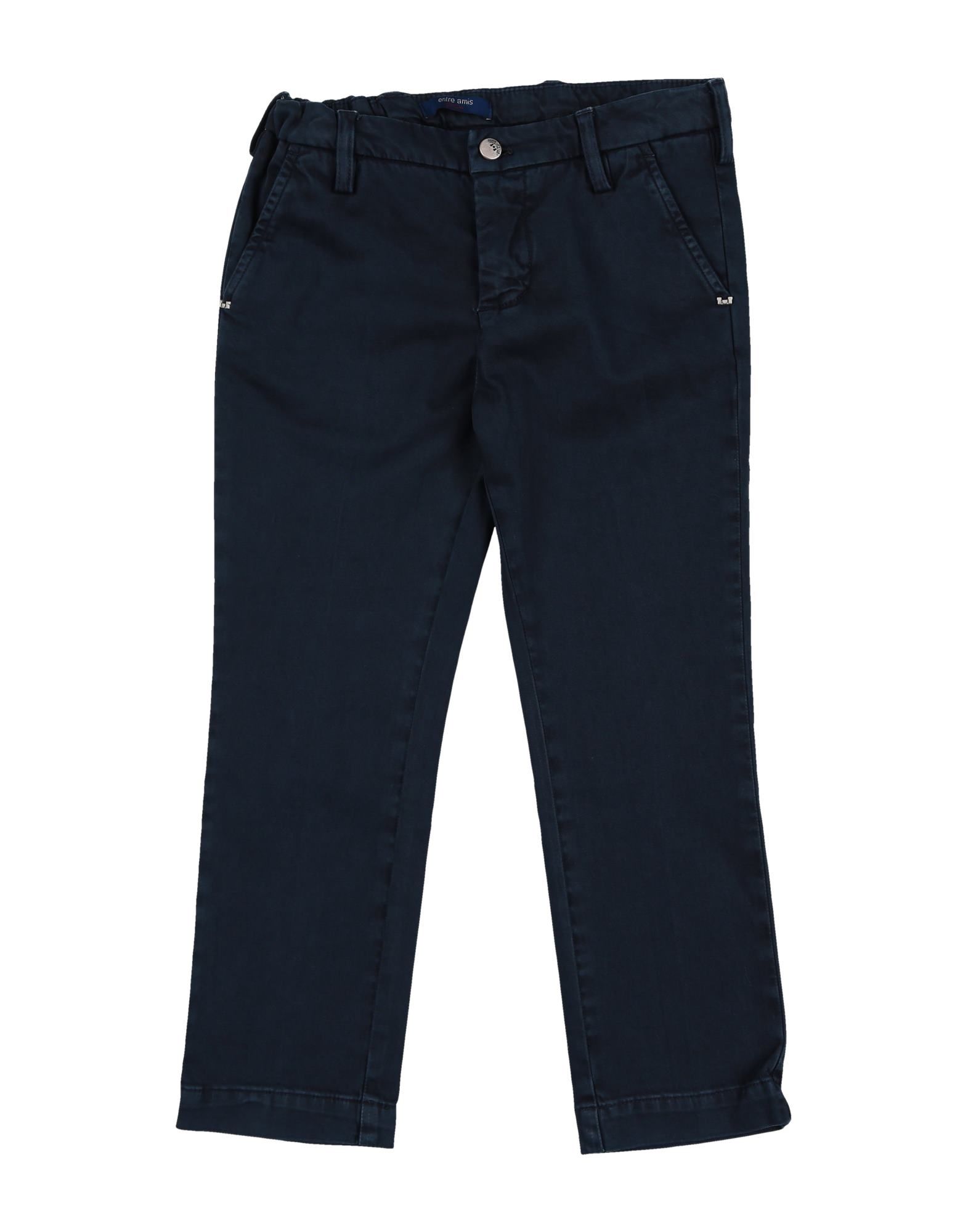 Entre Amis Garçon Casual Pants In Dark Blue