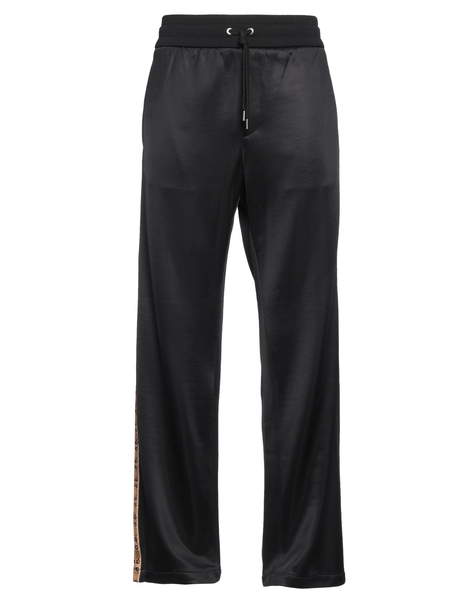 Shop Versace Man Pants Black Size L Polyamide, Cotton, Polyester