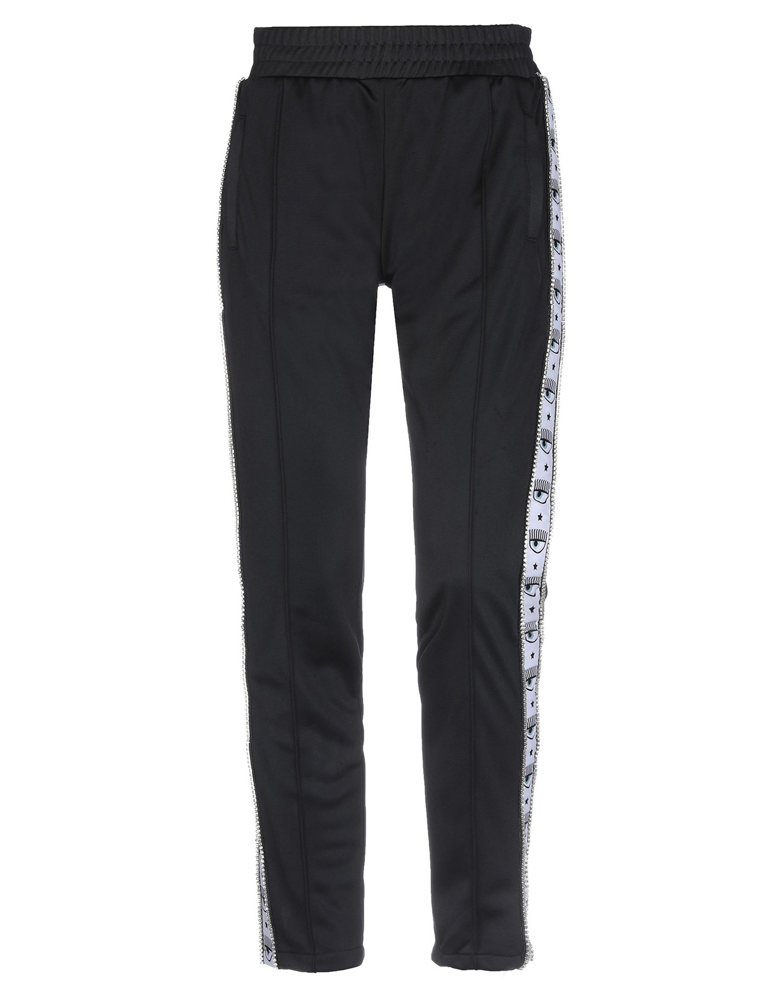 Shop Chiara Ferragni Woman Pants Black Size L Polyester