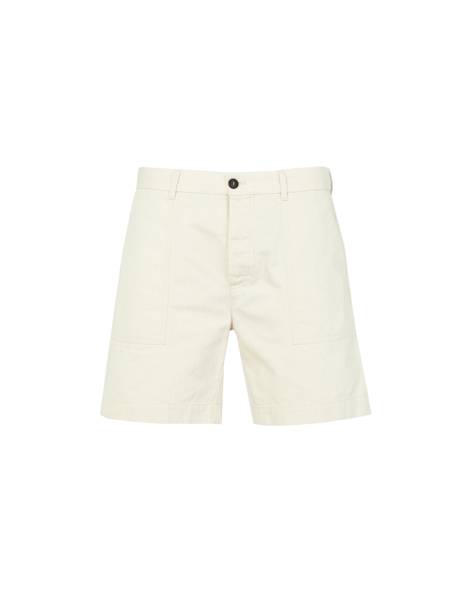 Fortela Knee-length Cargo Shorts In Ivory