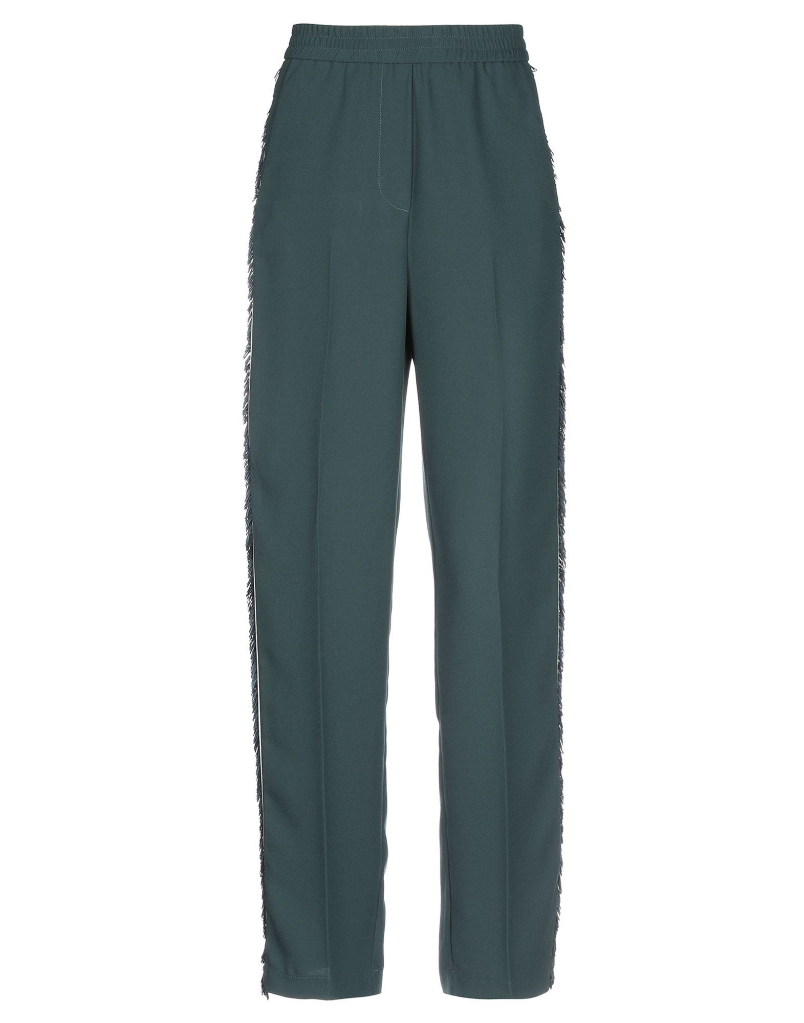 Shop 8pm Woman Pants Dark Green Size S Polyester, Acetate
