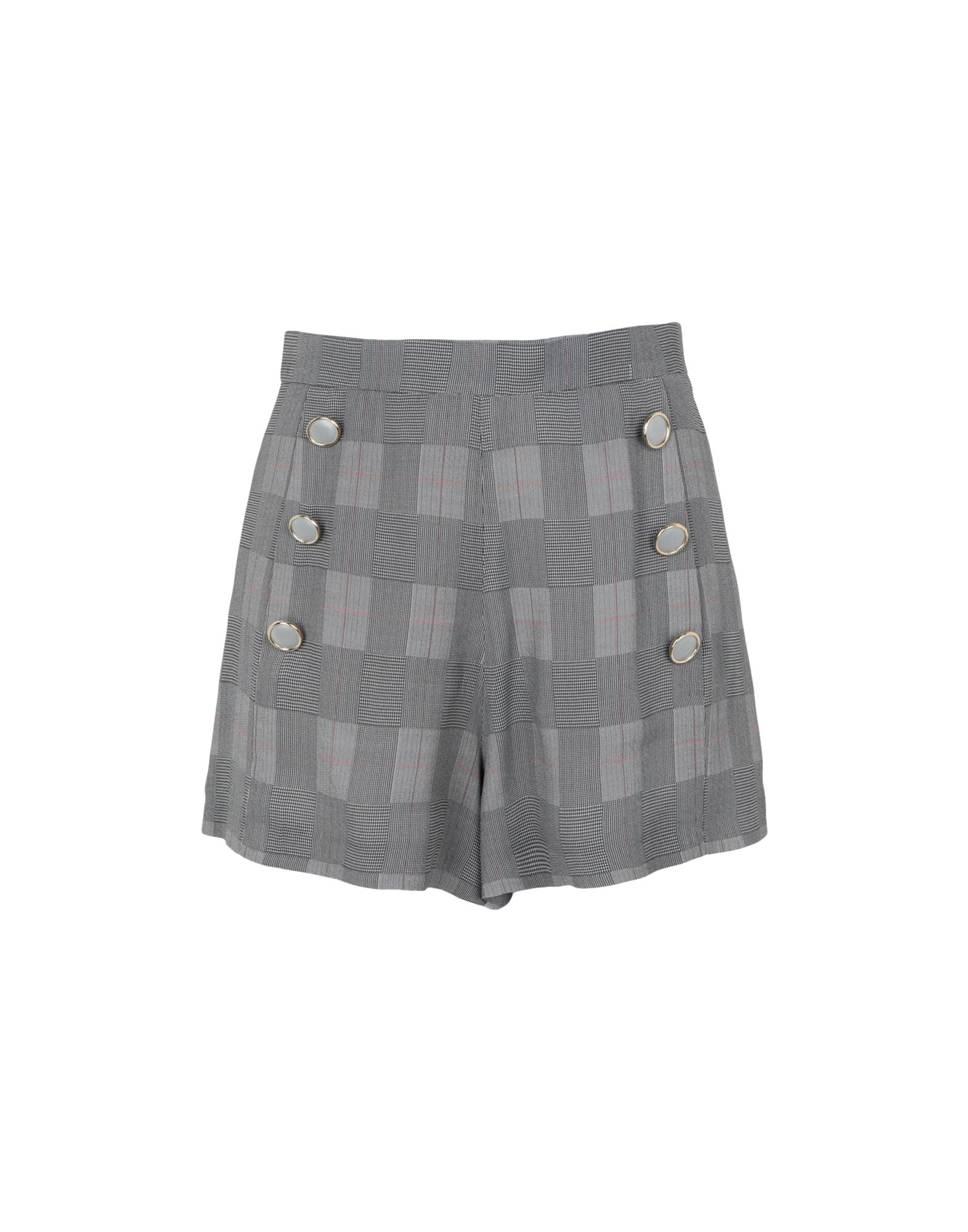 Shop Forte Dei Marmi Couture Woman Shorts & Bermuda Shorts Grey Size 4 Viscose