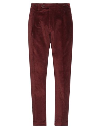 Berwich Man Pants Brick Red Size 34 Cotton, Elastane