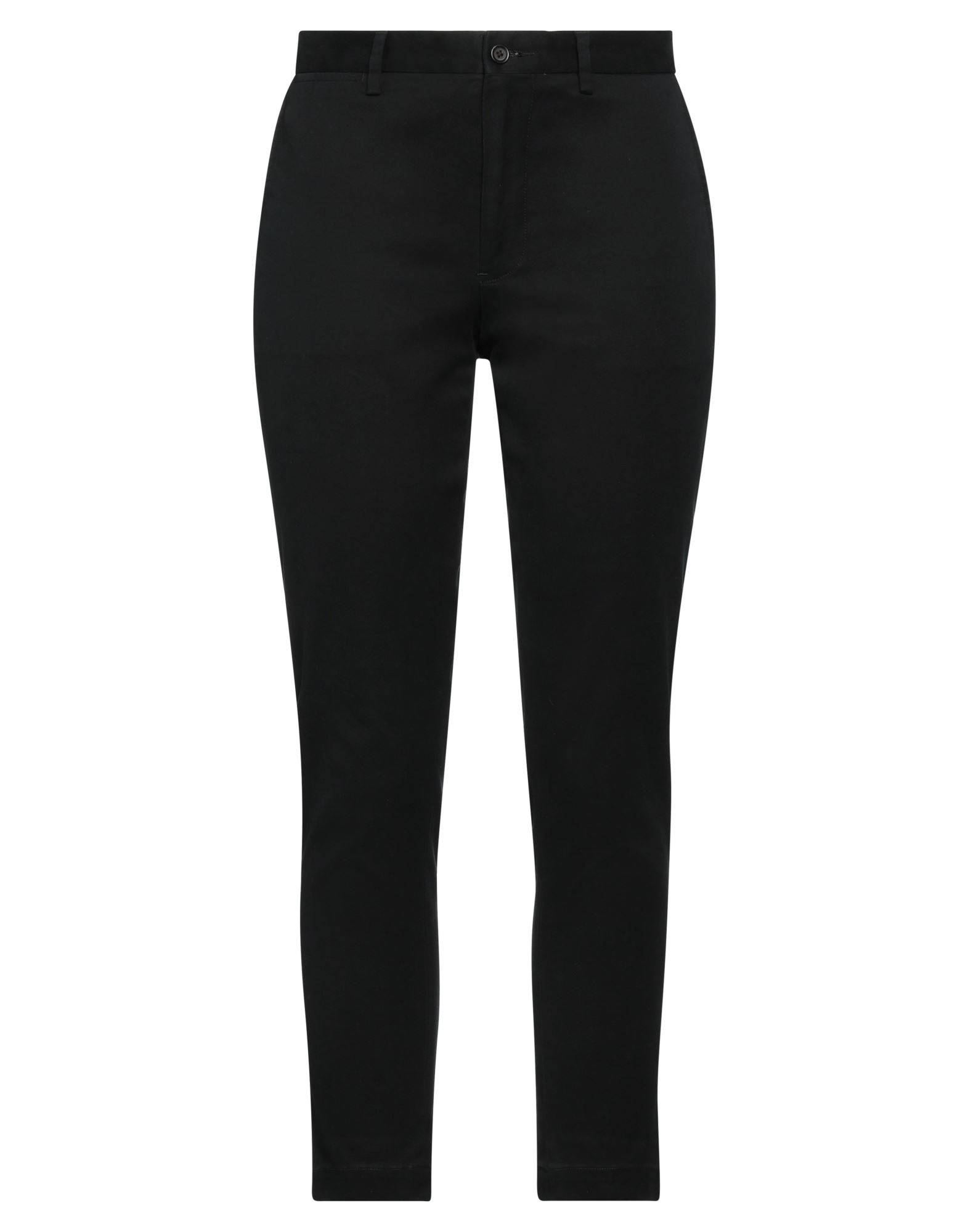 Polo Ralph Lauren Woman Pants Black Size 6 Cotton, Elastane