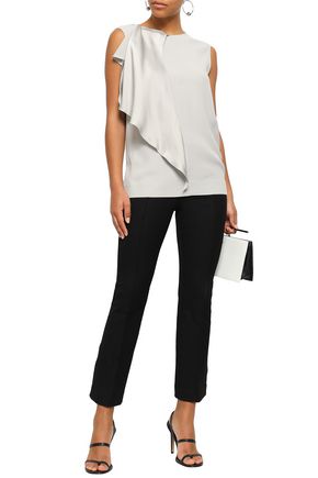 Click to view more detailed imagery on our partner's website Joseph Woman Zed Woven Bootcut Pants Black
