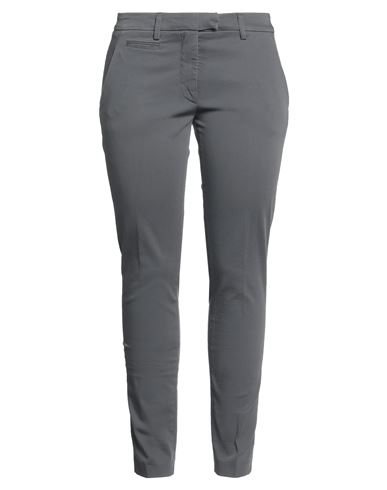 Dondup Woman Pants Steel Grey Size 32 Cotton, Elastane