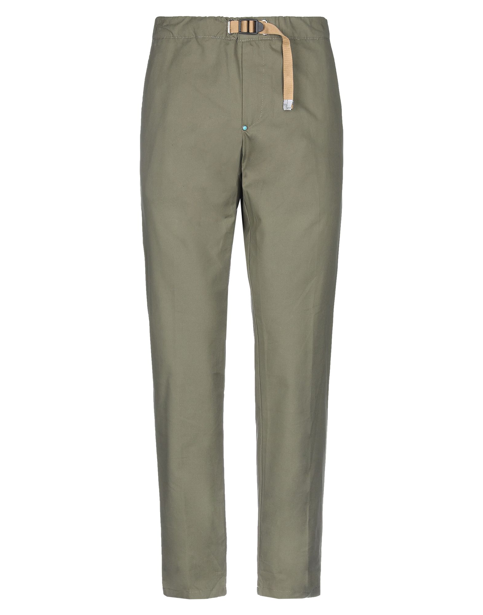 White Sand Pants In Military Green