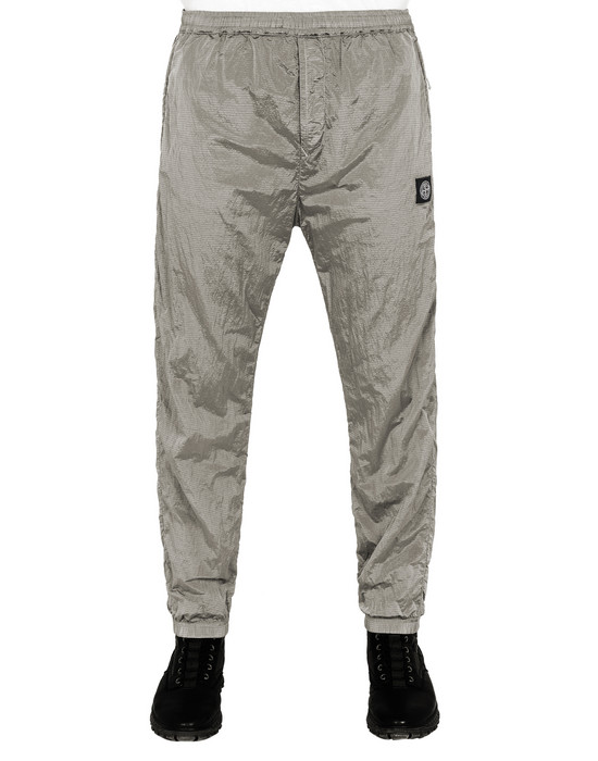 Sold out - STONE ISLAND 63136 NYLON METAL RIPSTOP-TC
 Fleece Trousers Man Dust Grey