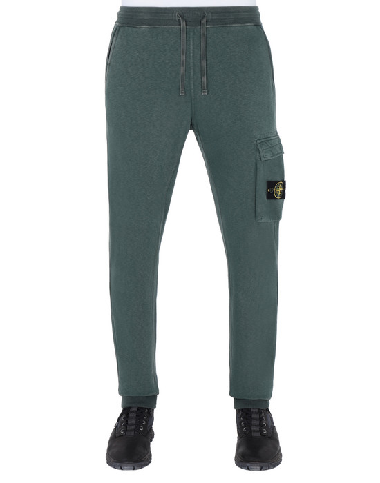 13337025tc - PANTS - 5 POCKETS STONE ISLAND Fleece Pants 65361 'OLD' DYE TREATMENT STONE ISLAND - 0
