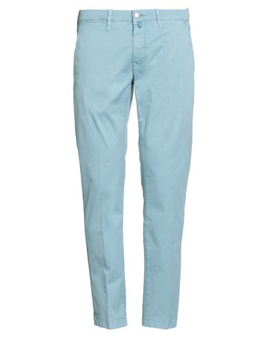 Jacob Cohёn Man Pants Light Blue Size 38 Cotton, Elastane