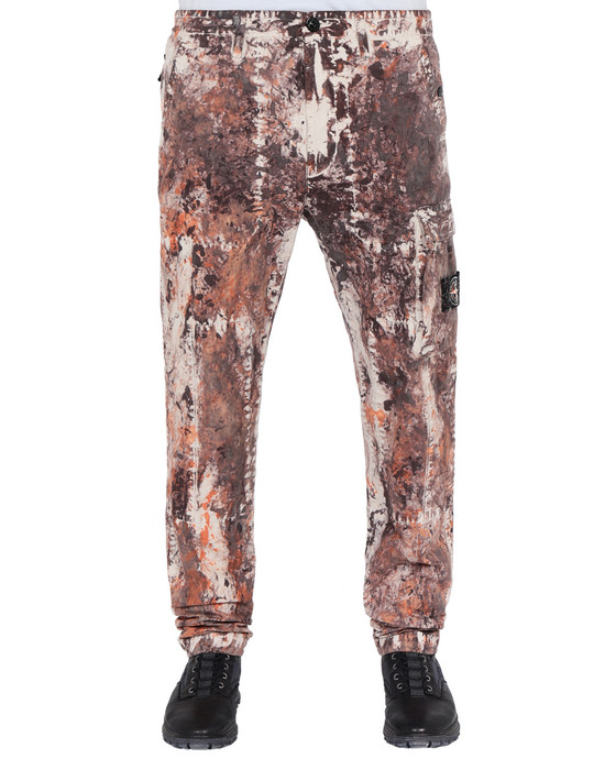 stone island camo pants