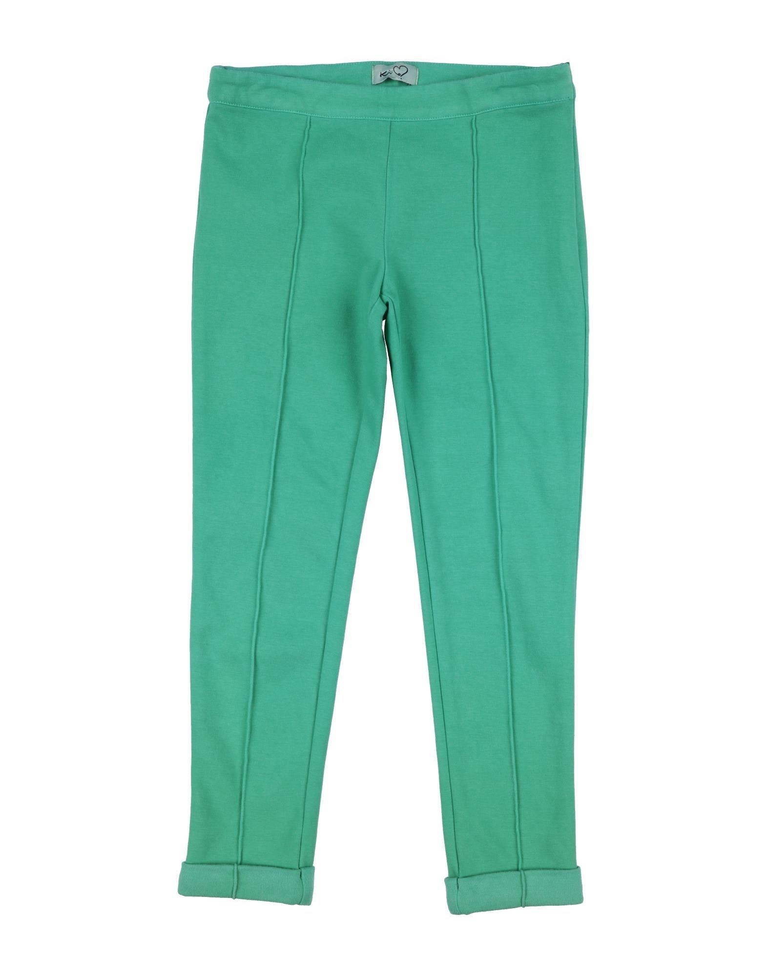 Ki6? Who Are You? Kids'  Casual Pants In Green
