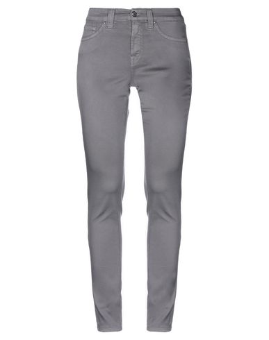 Jonny-q Woman Pants Lead Size 25 Cotton, Polyester, Elastane In Grey