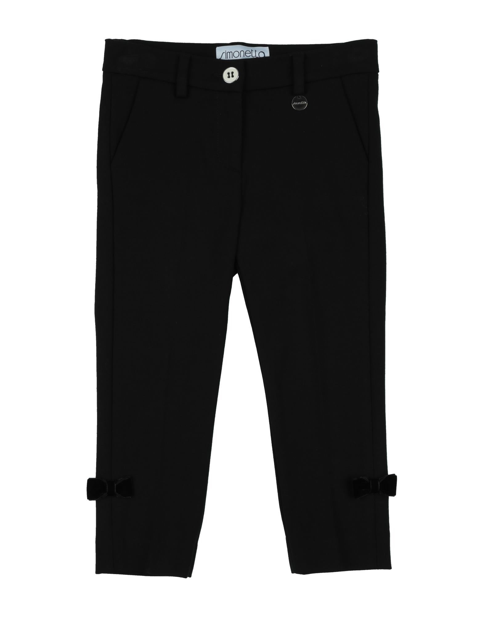 Simonetta Kids' Casual Pants In Black