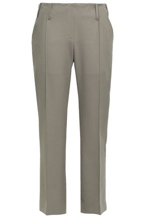 ROKH Cropped twill straight-leg pants