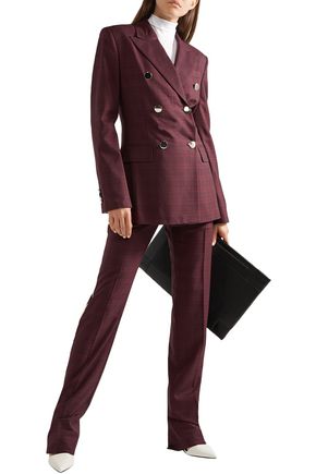 Silk-blend Straight-leg Pants 