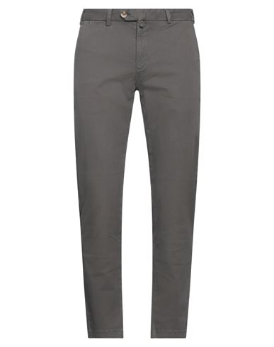 R3d Wöôd Man Pants Lead Size 38 Cotton, Elastane In Grey