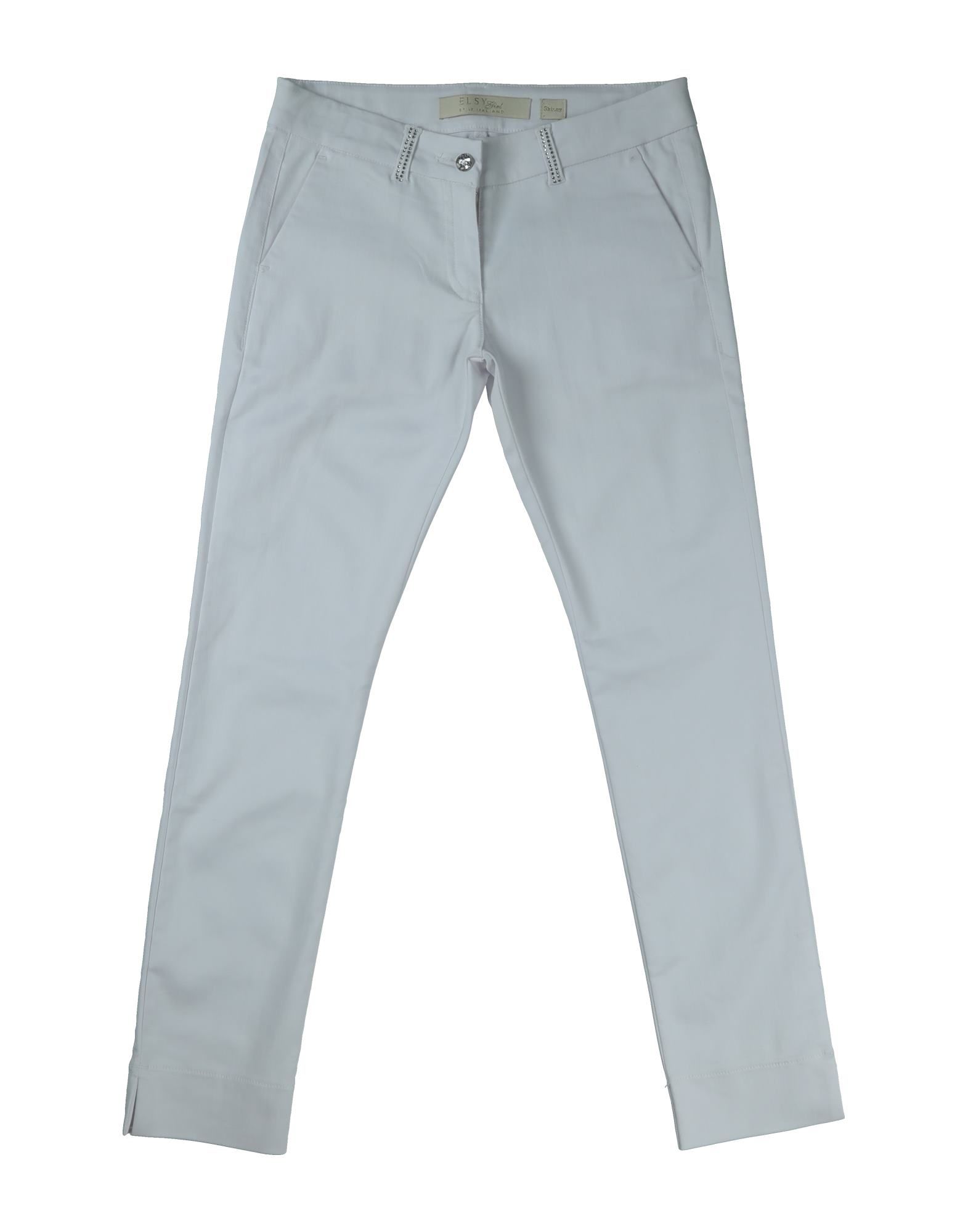 Elsy Kids' Casual Pants In White