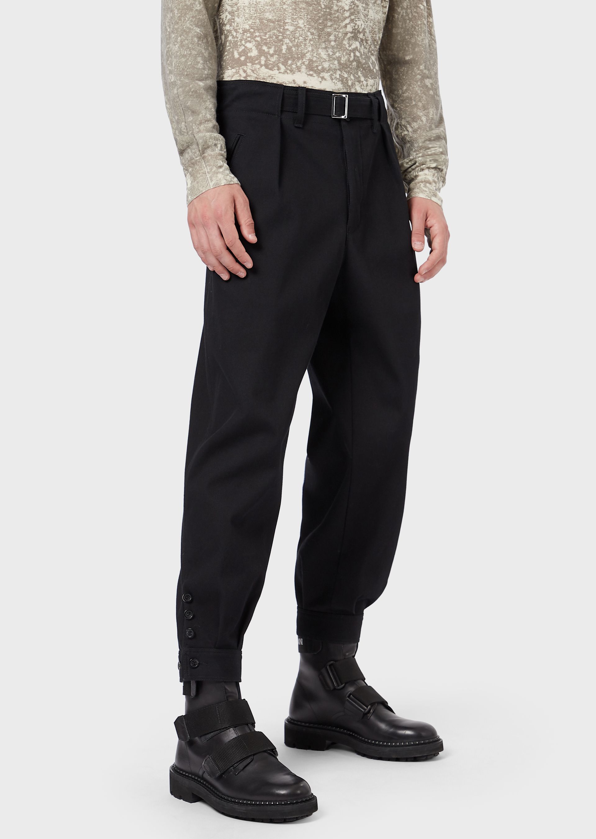 Emporio Armani Formal Pants - Item 13369823 In Black | ModeSens
