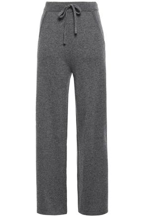 N.PEAL Mélange cashmere track pants