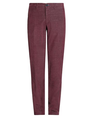 Dimattia Man Pants Burgundy Size 38 Cotton, Elastane In Red