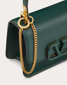 shoulder vsling grainy bag calfskin valentino