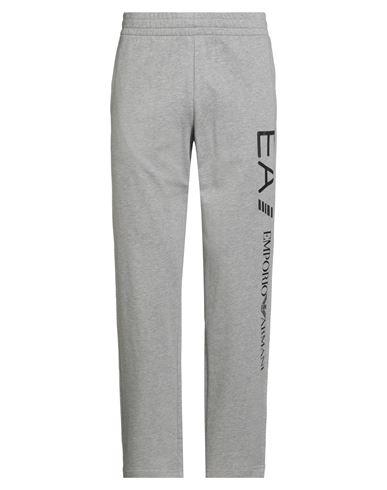 Ea7 Man Pants Light Grey Size Xl Cotton In Gray