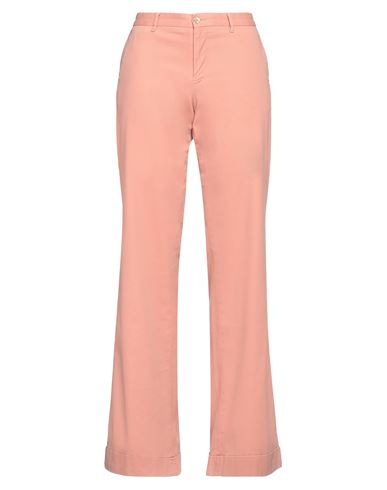 Shop Pt Torino Woman Pants Salmon Pink Size 6 Cotton, Elastane